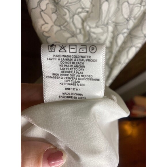 Belle Badgley mischka Sadie Floral Lace and Mesh Cocktail Dress Size 4 - Picture 4 of 7